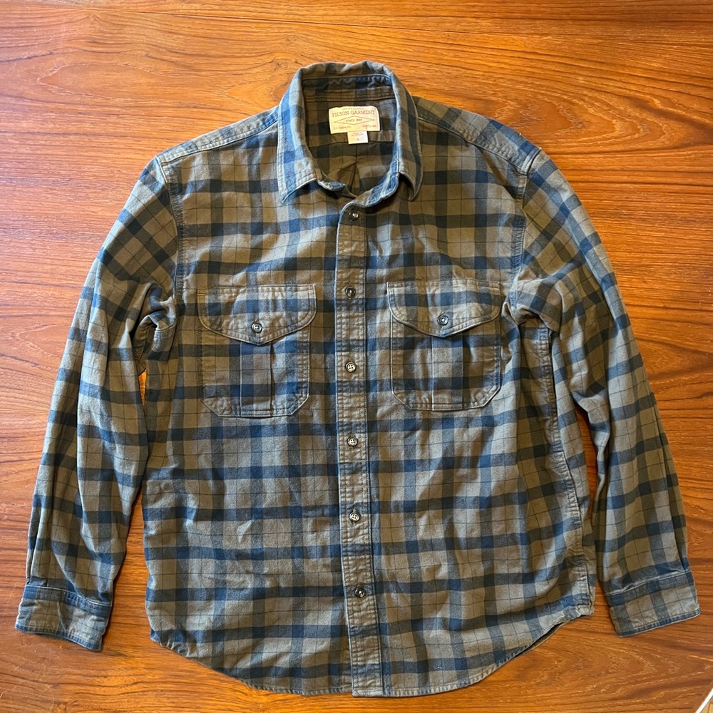 Filson Green Plaid Men's Flannel